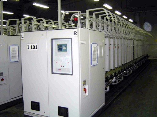 ICBT JD 1200 Air Jet Covering Machines, 2000 yr, 56 spindle.
